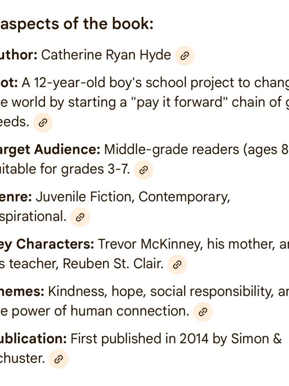 New - never read - novel middle grade edition of Pay It Forward - Picture 5 of 5